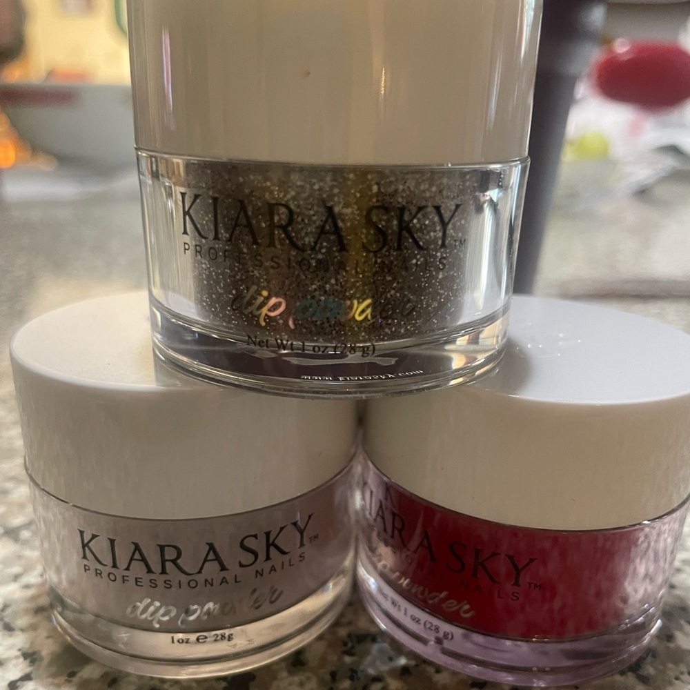 Kiara Sky nail dip powders set of 3